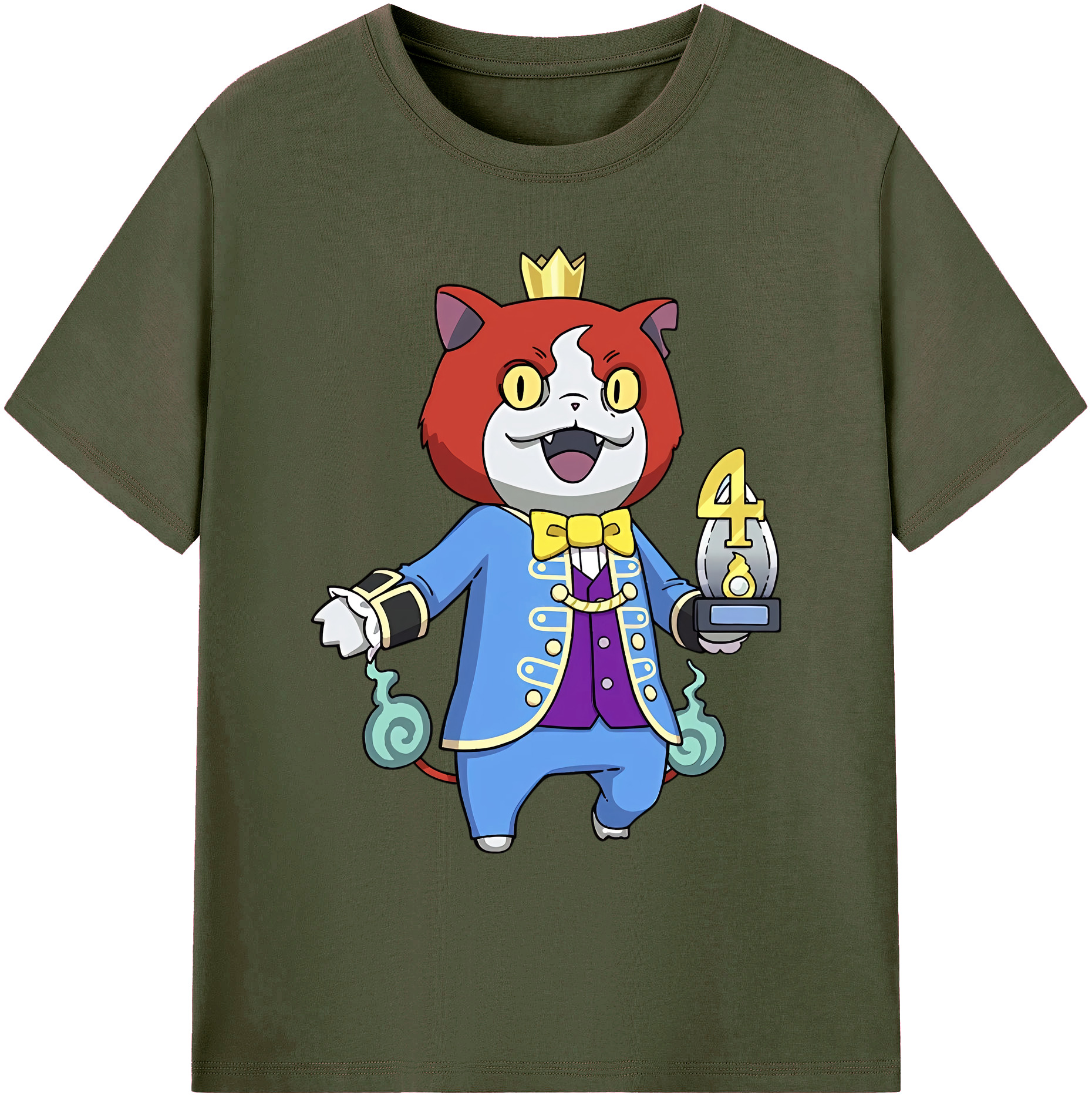 （画像用） 妖怪ウォッチ Yo-kai Watch 綿100％ メンズ半袖Tシャツ｜肌触りやわらか＆通気性